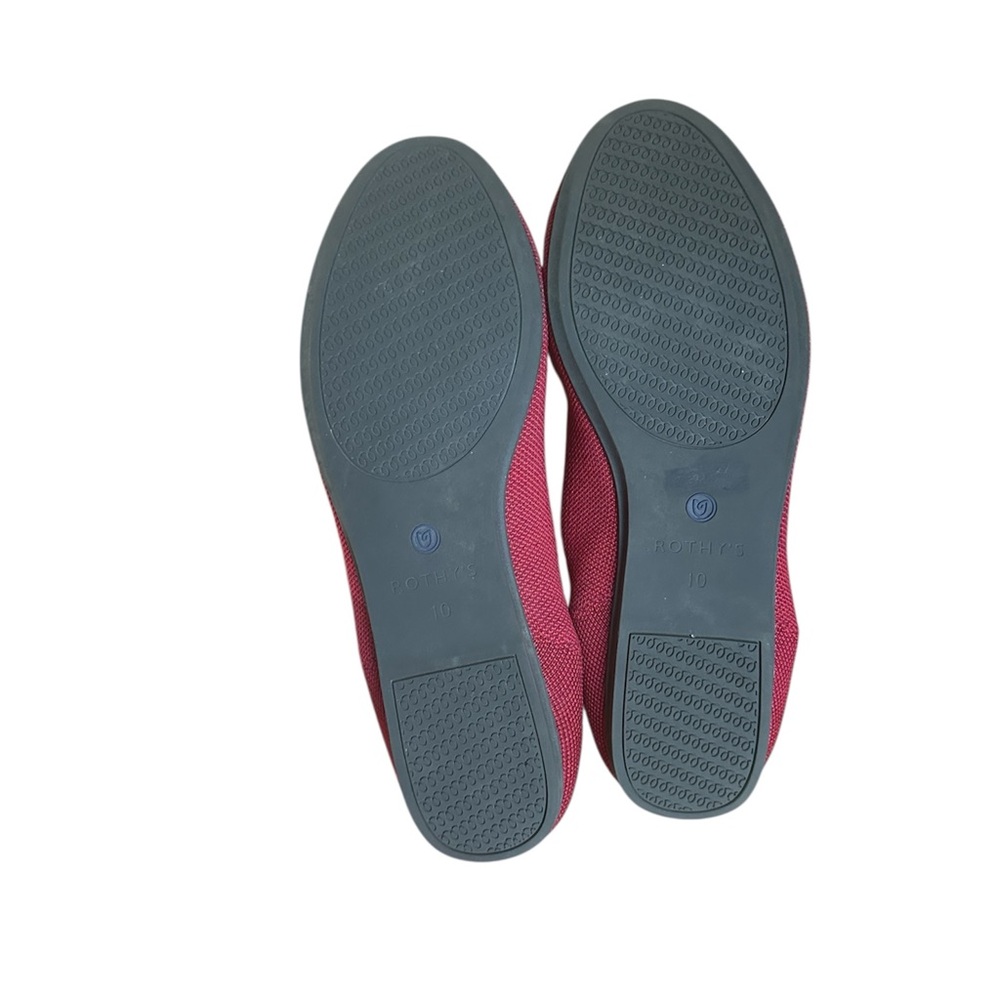 Rothy's The Loafer Red Loafer Shoes Women's flats - Picture 6 of 7